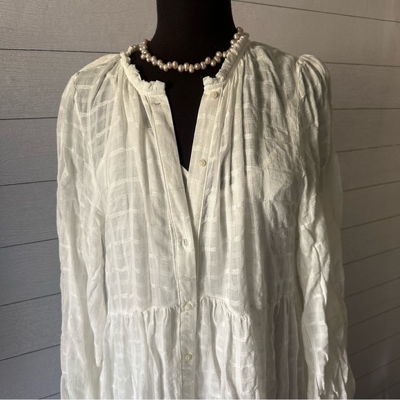 NWT FREE PEOPLE EDIE DRESS - IVORY Large - Picture 6 of 8